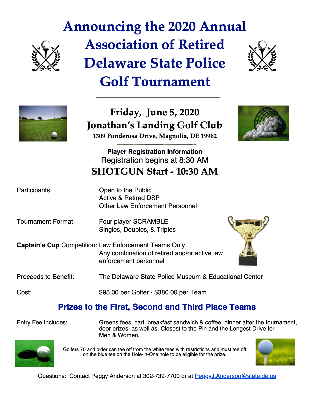 Delaware State Police Museum Golf Tournament 2019