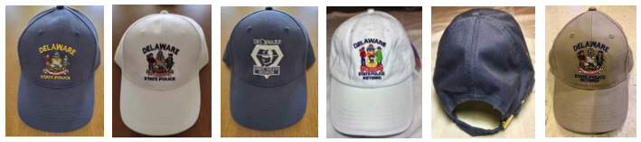 Delaware State Police Baseball Caps